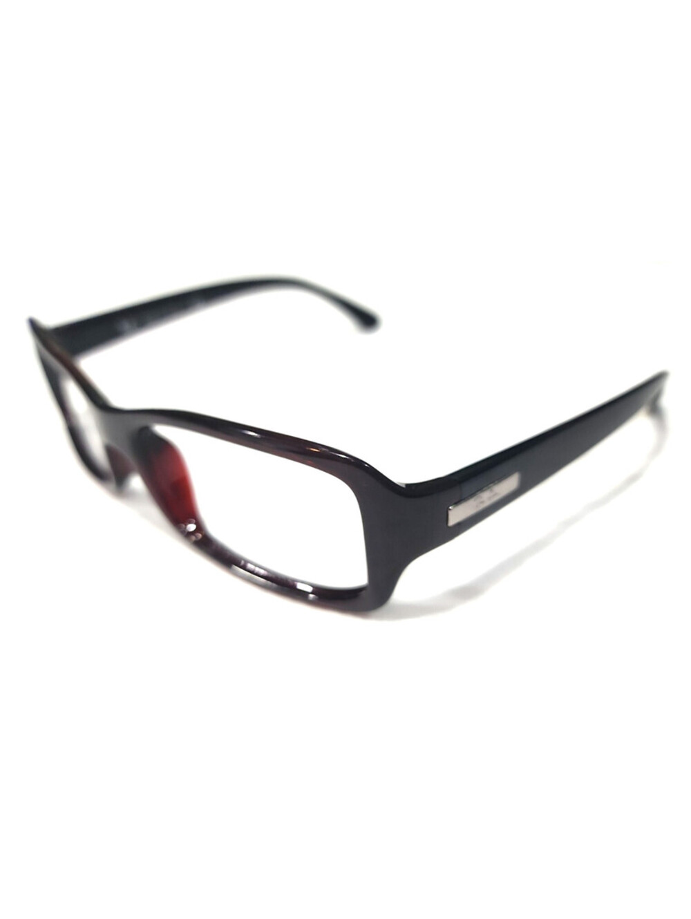 Ray Ban RB4107 660 Burgundy Black Rectangle Sunglasses Frame VG